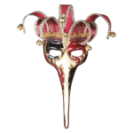 Broche masque Carnaval de Venise avec masque