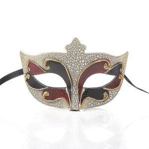 Masque Vénitien Vintage Rouge